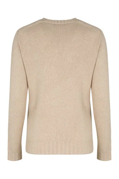 Fabiana Filippi Sweater With Round Neck In Wool Blend In Multi