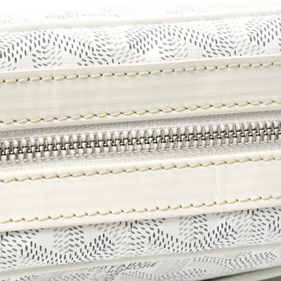 Pre-owned Goyard White Pvc Shoulder Bag ()