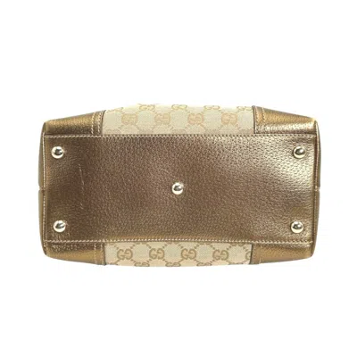 Pre-owned Gucci Beige Gg Canvas Handbag Tote Bag ()