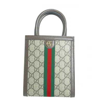 Pre-owned Gucci Beige Gg Canvas Shoulder Bag ()