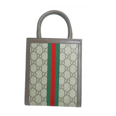 Pre-owned Gucci Beige Gg Canvas Shoulder Bag ()