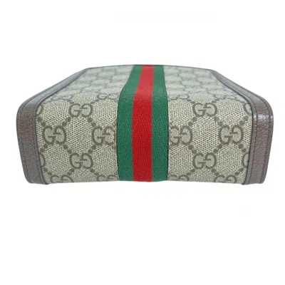 Pre-owned Gucci Beige Gg Canvas Shoulder Bag ()