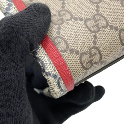 Pre-owned Gucci Beige Multi-color Gg Supreme Tote Bag ()