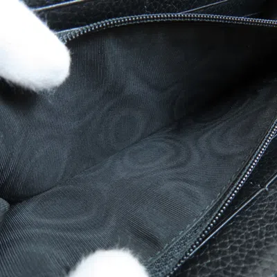 Pre-owned Gucci Black Leather Coin Purse/coin Case ()