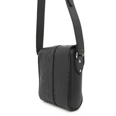 Pre-owned Gucci Black Leather Messenger Bag Shoulder Bag ()