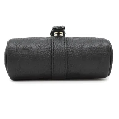 Pre-owned Gucci Black Leather Messenger Bag Shoulder Bag ()
