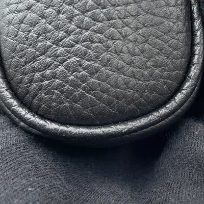 Pre-owned Gucci Black Leather Messenger Bag Shoulder Bag ()