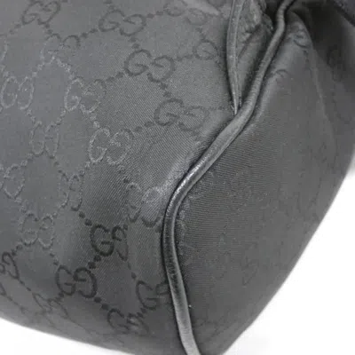 Pre-owned Gucci Black Nylon Backpack ()