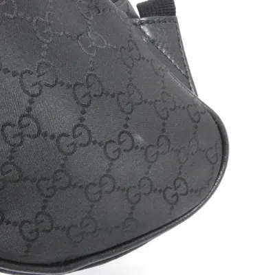 Pre-owned Gucci Black Nylon Backpack ()