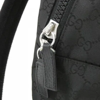 Pre-owned Gucci Black Nylon Backpack ()