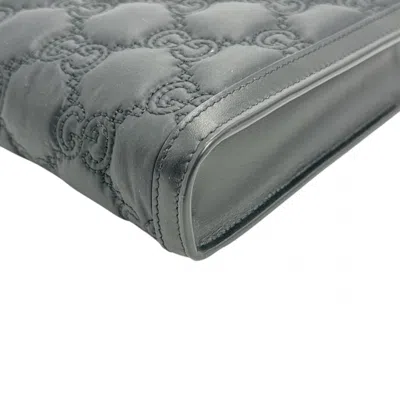 Pre-owned Gucci Black Nylon Leather Shoulder Bag ()