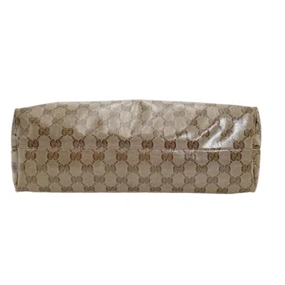 Pre-owned Gucci Brown Coated Canvas Pvc Shoulder Bag ()