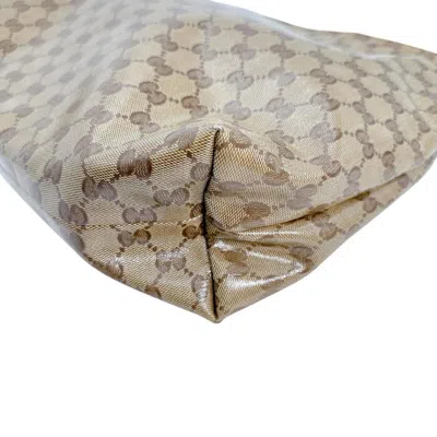 Pre-owned Gucci Brown Coated Canvas Pvc Shoulder Bag ()