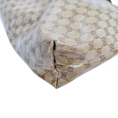 Pre-owned Gucci Brown Coated Canvas Pvc Shoulder Bag ()