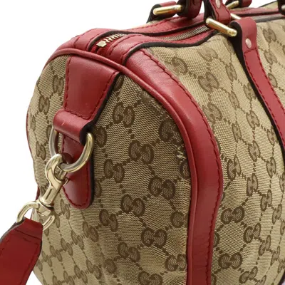 Pre-owned Gucci Gg Canvas Beige Pink Black Khaki Pink Red Red Color Yellow Gg Canvas Handbag Shoulder Bag (pre