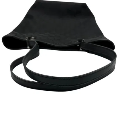 Pre-owned Gucci Gg Canvas Black Gg Canvas Shoulder Bag Tote Bag ()