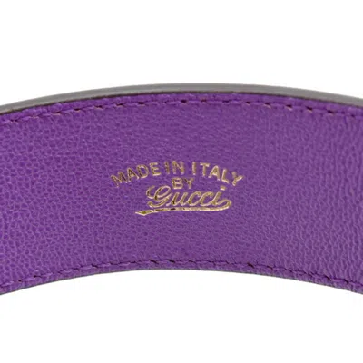 Pre-owned Gucci Purple Leather Shoulder Bag ()