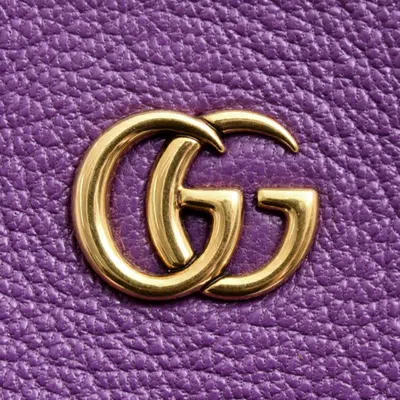 Pre-owned Gucci Purple Leather Shoulder Bag ()