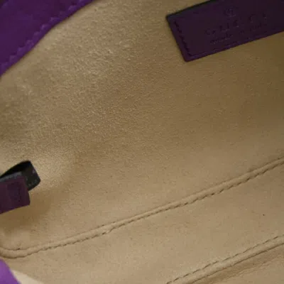 Pre-owned Gucci Purple Leather Shoulder Bag ()
