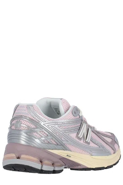 New Balance Pink Low Top Sneakers With Logo Patch On Side And Tongue And Perforated Panels In Tech Fabric Unisex In Pink