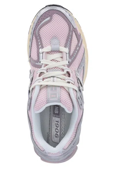 New Balance Pink Low Top Sneakers With Logo Patch On Side And Tongue And Perforated Panels In Tech Fabric Unisex In Pink