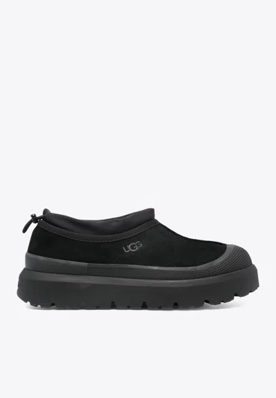 Ugg Tasman Weather Hybrid Slip-one Sneakers In Black