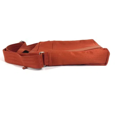 Pre-owned Hermes Acapulco Orange Nylon Canvas Pochette Shoulder Bag ()