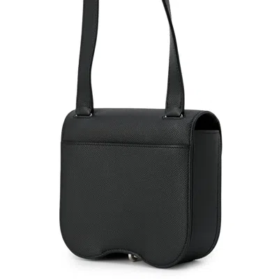 Pre-owned Hermes Black Epsom Leather Shoulder Bag ()