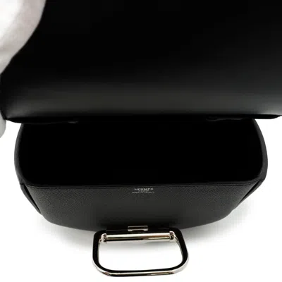 Pre-owned Hermes Black Epsom Leather Shoulder Bag ()