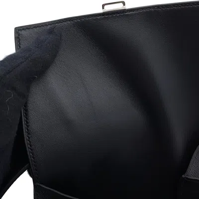 Pre-owned Hermes Black Epsom Leather Shoulder Bag ()