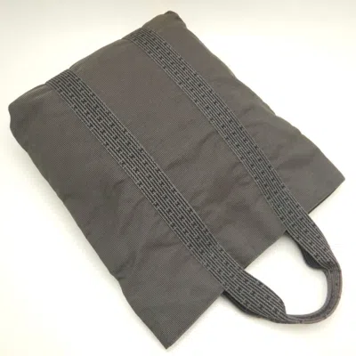 Pre-owned Hermes Gray Nylon Tote Bag ()