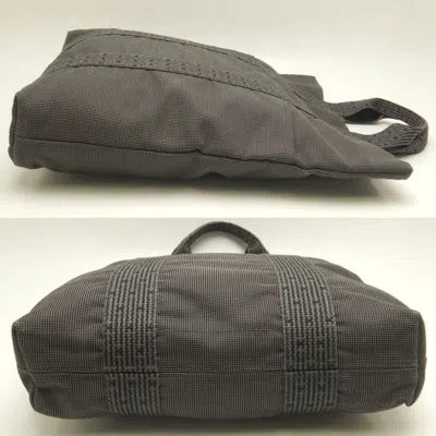 Pre-owned Hermes Gray Nylon Tote Bag ()