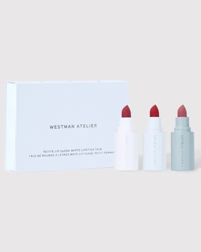 Westman Atelier Petite Lip Suede Matte Lipstick Trio In Multi