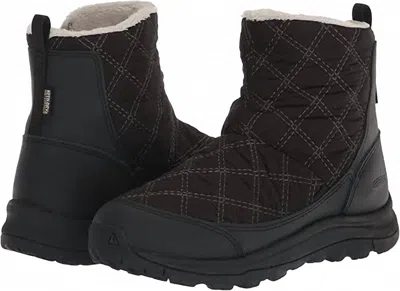 Keen Women's Terradora 2 Wintry Pull On Insulated Waterproof Snow Boot In Black/black In Black