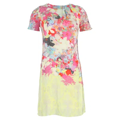 Erdem Mercy Floral-print Mini Dress In Multicolor Silk In Multi