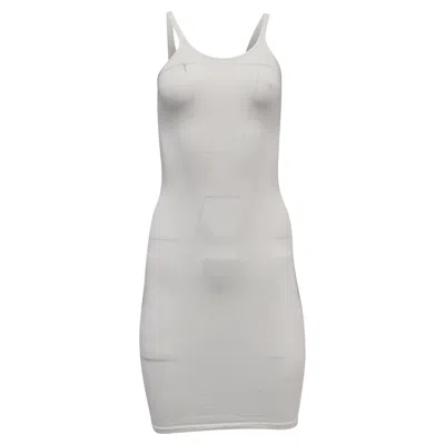Alexander Wang T T By Alexander Wang Midi Bodycon Dress In White Modal In Gray