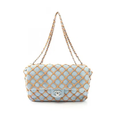 Pre-owned Chanel Blue Blue Shoulder Bag () In Multi
