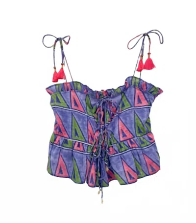 Bell By Alicia Bell Women's Libra Top In Triangle In Multi