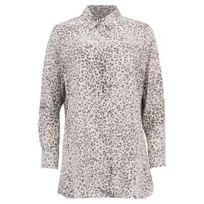 Altuzarra Printed Blouse In Animal Print Silk In Multi