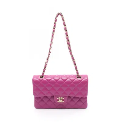 Pre-owned Chanel Leather Shoulder Bag () In Pink