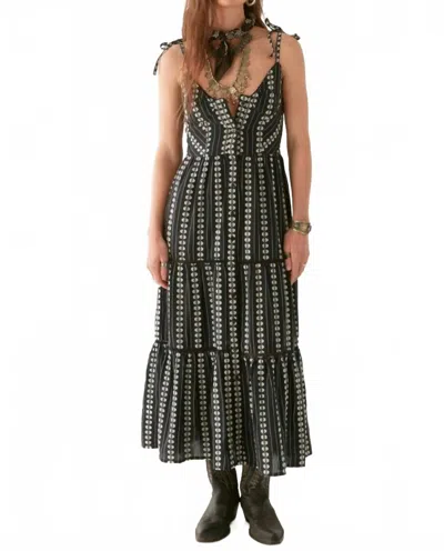 Maison Hotel Venus Vintage Dress In Onyx In Black