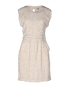 Intropia Short Dress In Ivory