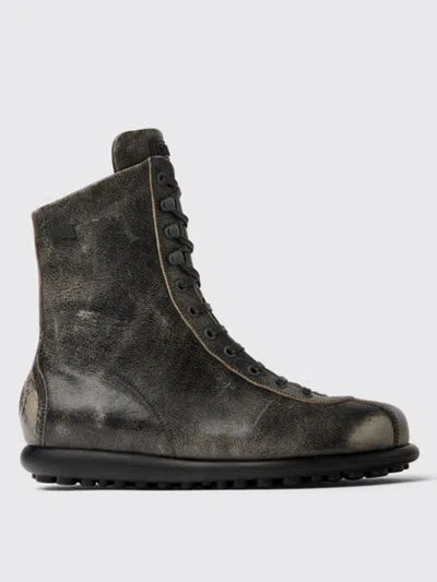 Camper Boots  Woman Color Multicolor In Animal Print