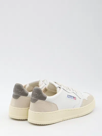 Autry White Leather Sneakers In White