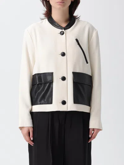 Armani Exchange Jacket  Woman Color Yellow Cream In White