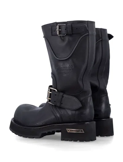 Balenciaga Woman Black Boots In Black