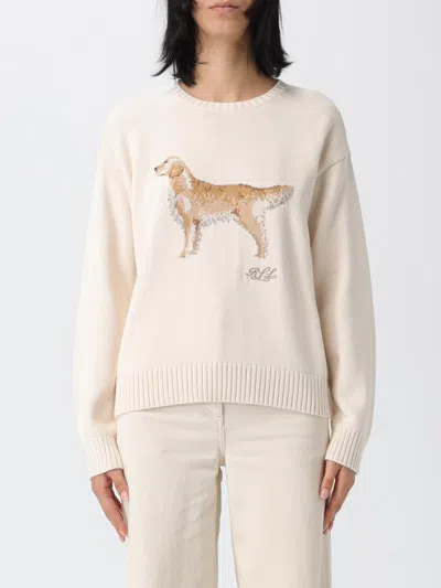 Ralph Lauren Women's Intarsia-knit Golden Retriever Sweater In Multi