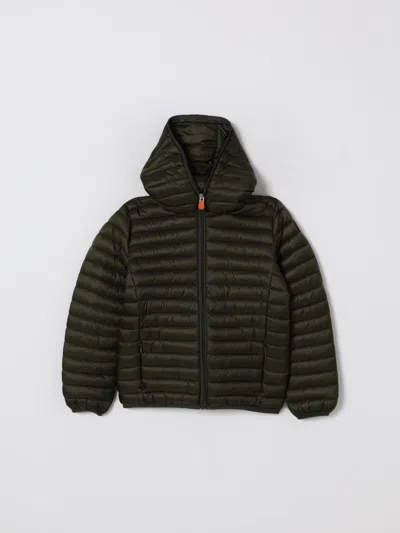 Save The Duck Jacket  Kids Color Olive In Green