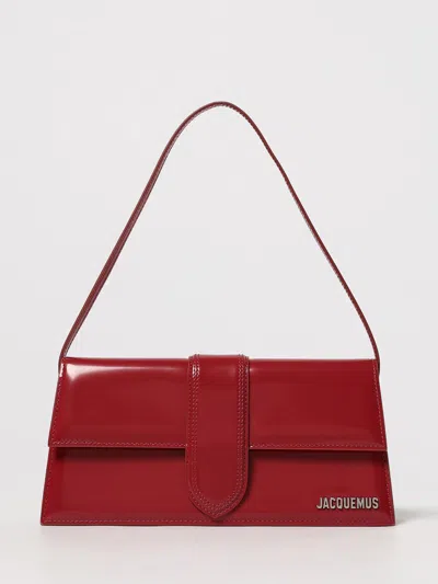 Jacquemus La Petite Pochette Rond C Shoulder Bag In Red