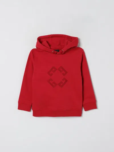 Givenchy Logo-print Hoodie In Red